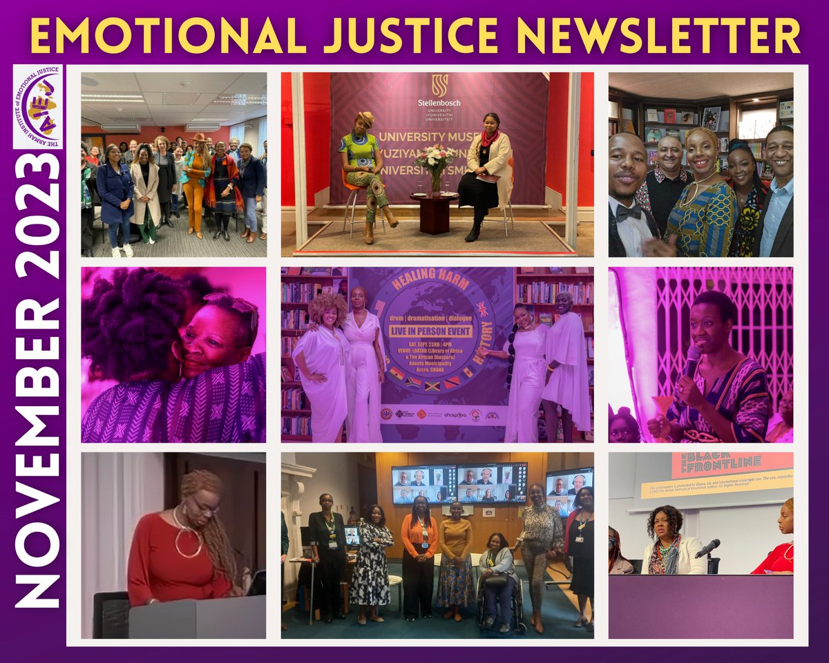 Our latest #EmotionalJustice newsletter just dropped! We share how our global footprint is expanding in powerful and impactful ways across countries and within sectors - check it out via this link... shorturl.at/oqBFT