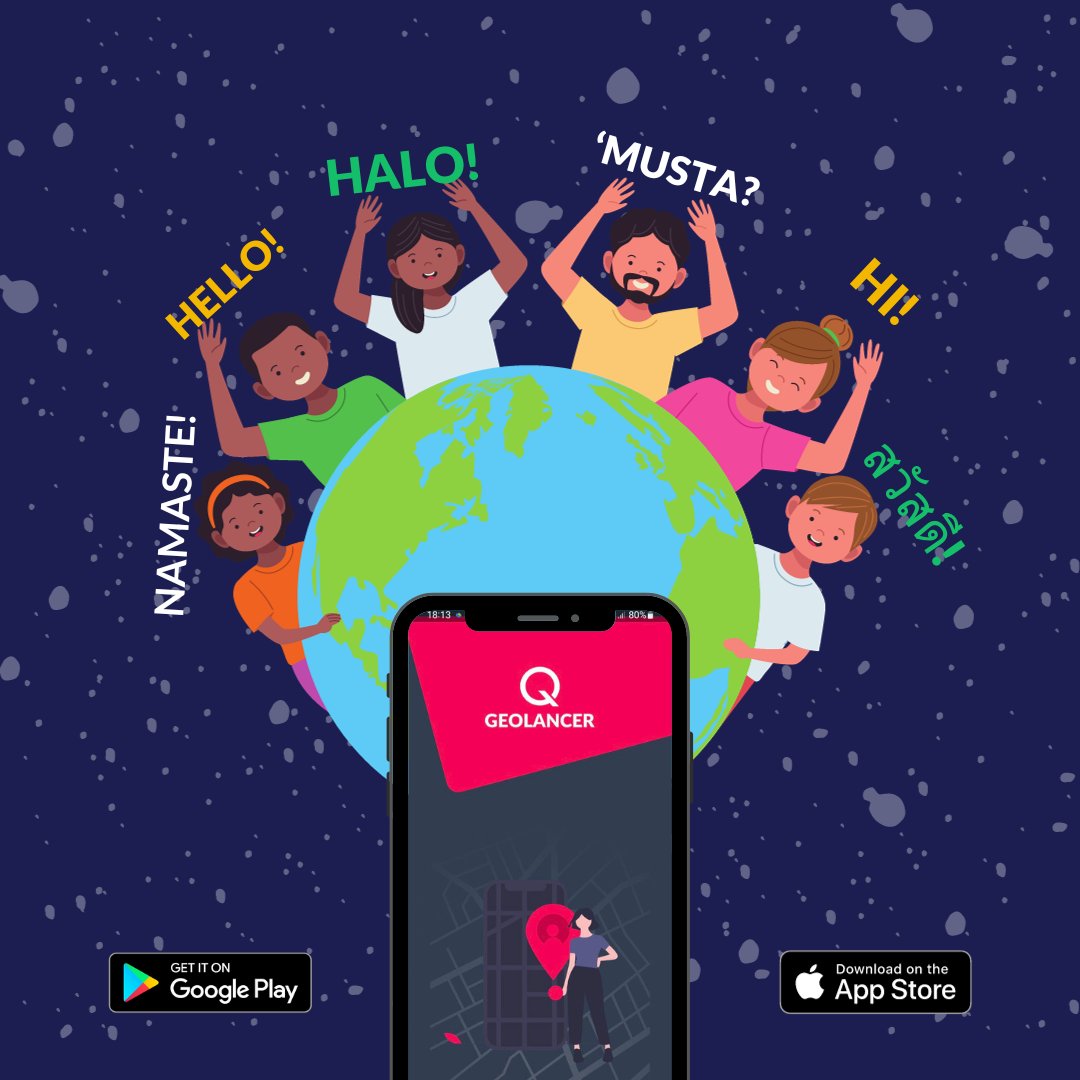 GeolancerApp's tweet image. 💬Fun fact: Did you know that #geolancerapp is available in 3 languages: English, Thai, and Indonesian 😉

#mappingcommunity