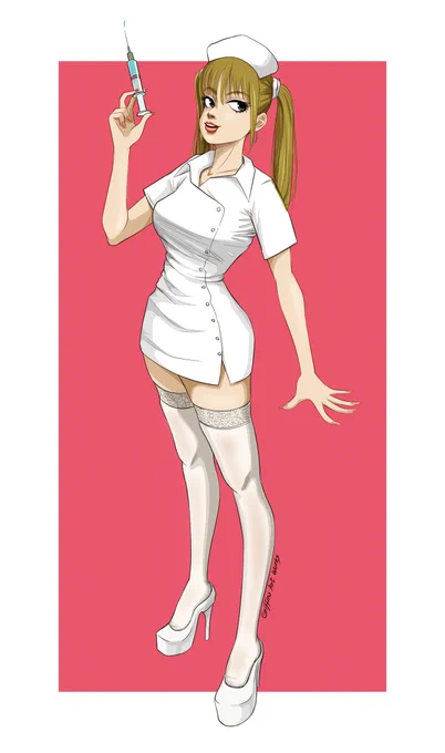 #いいニーハイの日 絶対領域#イラスト #illustration 
