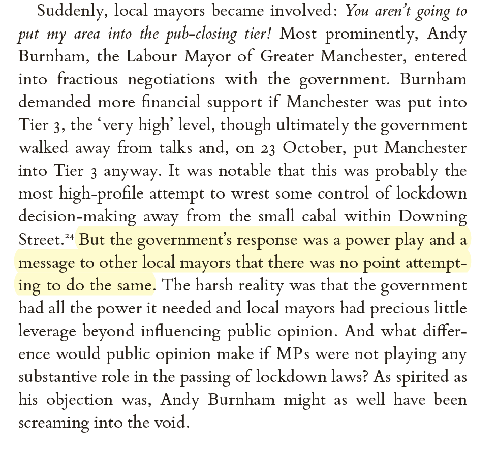 AdamWagner1's tweet image. I said in #EmergencyState that I thought @AndyBurnhamGM was made a deliberate example of - seems to have been borne out by the evidence to the Inquiry