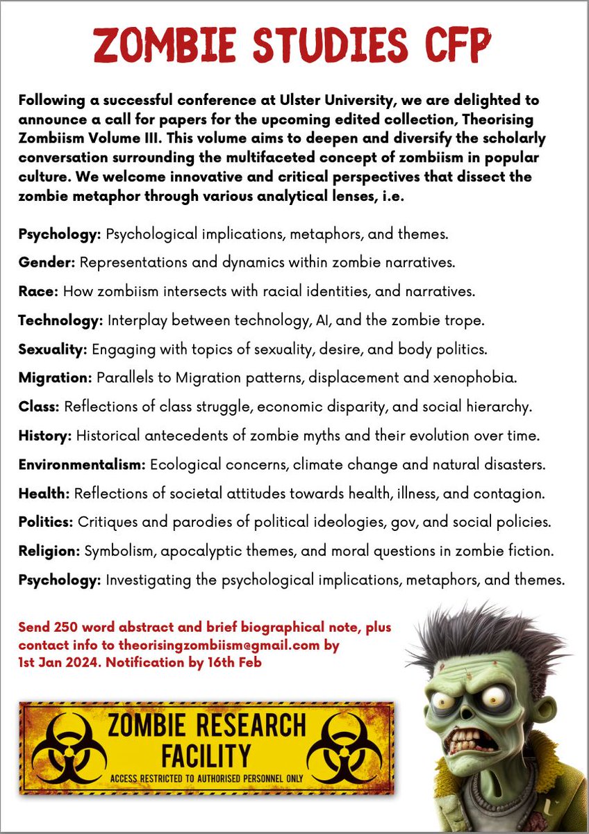 Theorizing Zombiism tweet media