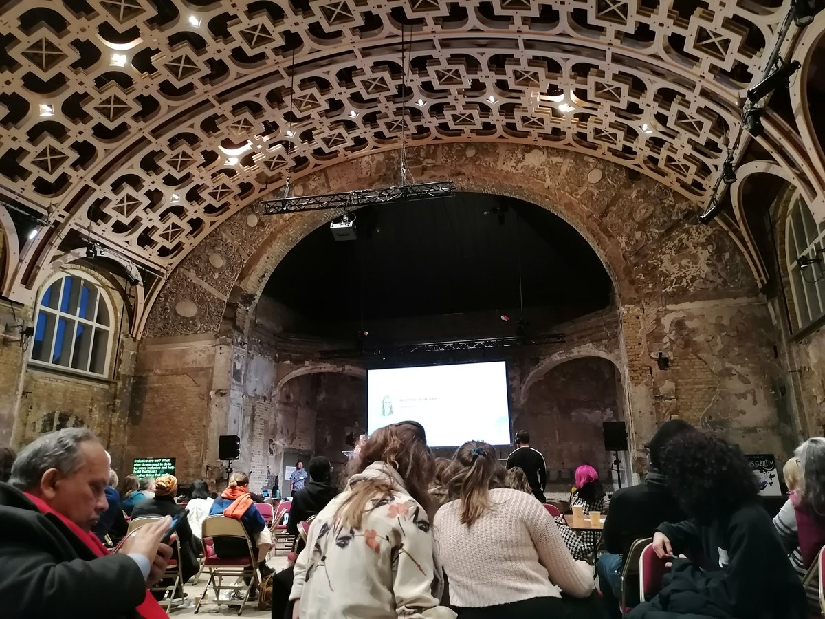 Lucky enough to join hundreds of other creative health people @LAHArtsHealth #LDNcreativehealth event yesterday. Gorgeous space @battersea_arts, and great conversations with artists, community leaders, educators and more!