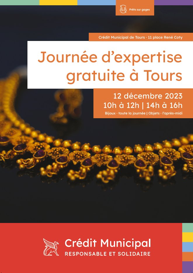 Prochaine journée d'expertise gratuite à Tours le 12 décembre prochain