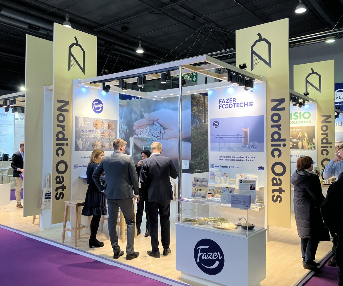 EsaWrang's tweet photo. @FoodFromFinland pavilion at the Food Ingredients Europe trade fair in Frankfurt is now ready to welcome our  international partners to Hall 3.0 H240. Great to see you all here! @BusinessFinland https://t.co/KLszOlk5TU