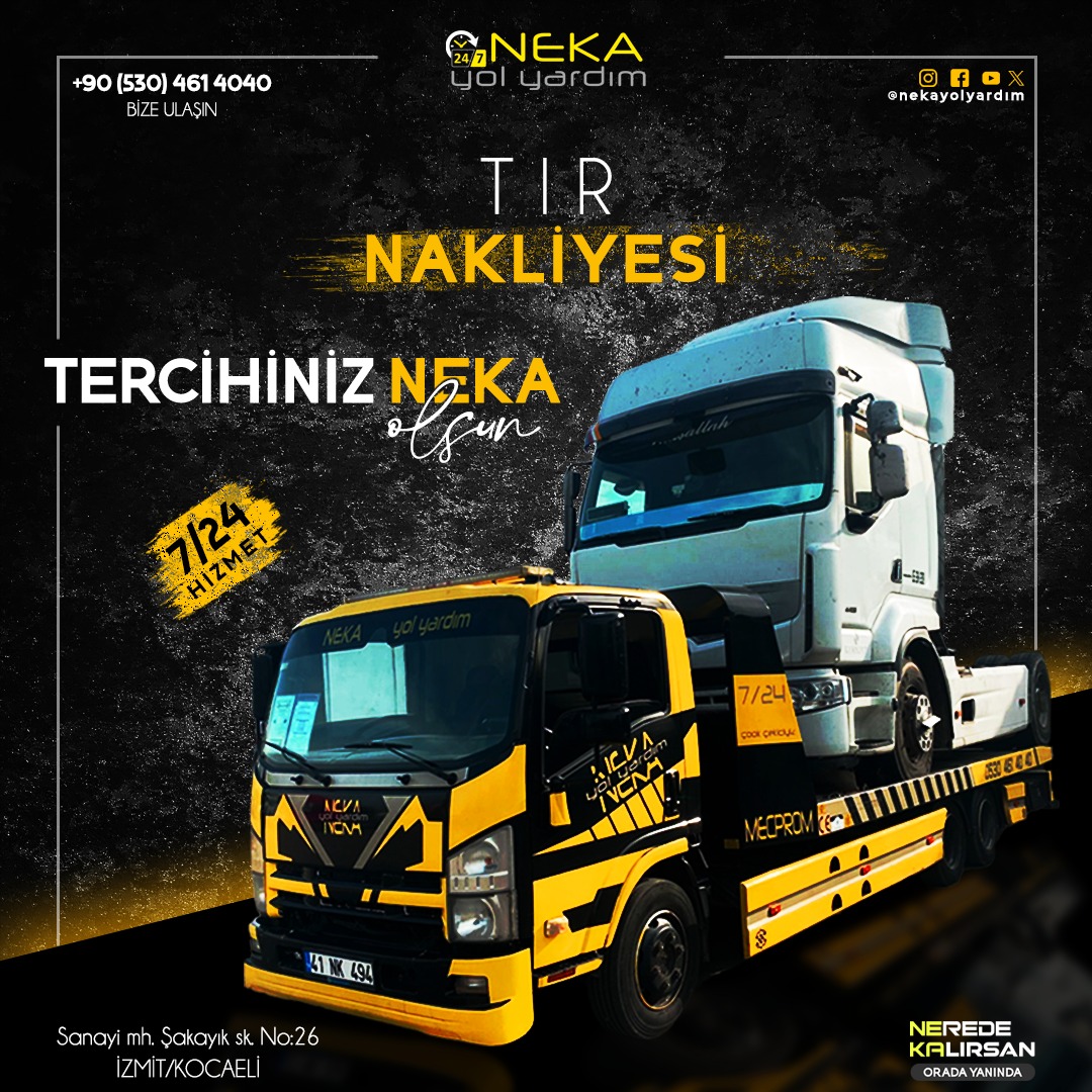 Ağır vasıta nakliyesinde NEKA YOL YARDIM' ı tercih edin 👍🪝
-
NEKA YOL YARDIM 📍
+90 (530) 461 4040
-
-
#yolyardım #çekici #nakliye #vasıta #tır #kamyon #ağırvasıta #ağırticari #işmakinası #kocaeli #izmit