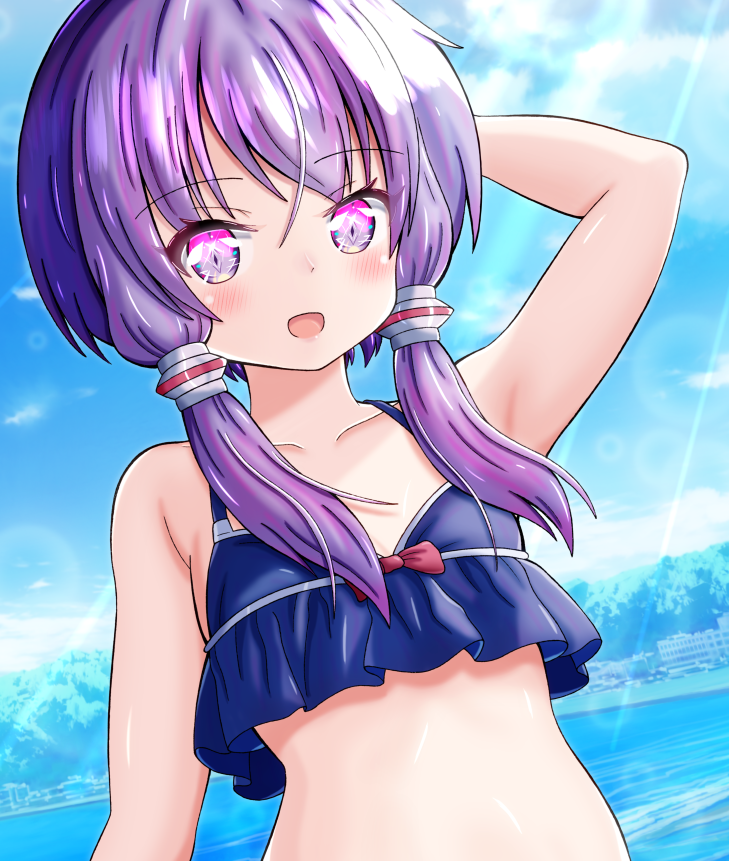 結月ゆかり 「(何がとは言わないけど)未来永劫変わらぬ美しさ……#結月ゆかり 」|senkei-絵ノルマ530枚達成！！のイラスト