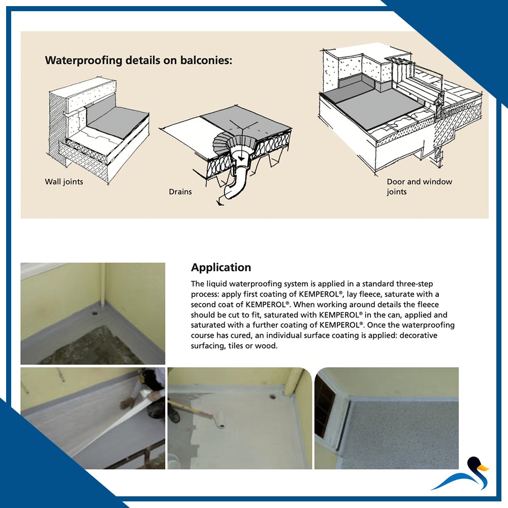 😈 The devil’s in the detail…..
Wall joints ✅
Drains ✅
Door and Window joints ✅
Enhance the enjoyment and safety of outdoor living spaces with our seamless balcony waterproofing system👇🏼
kemperol.co.uk/fileadmin/KEMP…
#detailing #waterproofing #roofing #kemperol #kempersystem