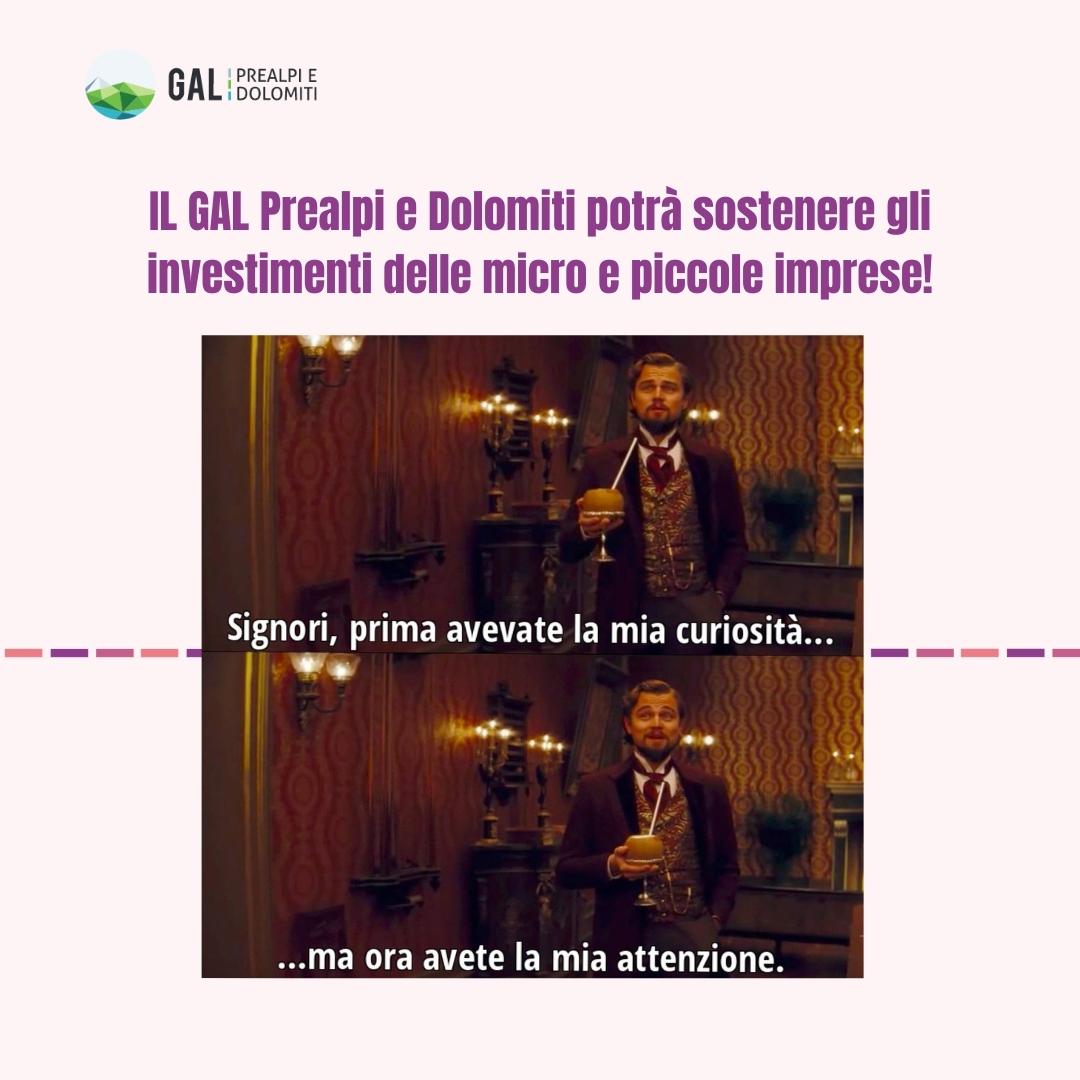 Il GAL Prealpi Dolomiti sostiene le micro e piccole imprese con il nuovo PSL, potenziando l'attrattività del territorio con incentivi fino al 50%. Investire nelle imprese locali è investire nel futuro e nella ricchezza della comunità. Leggi la News: bitly.ws/33AxH