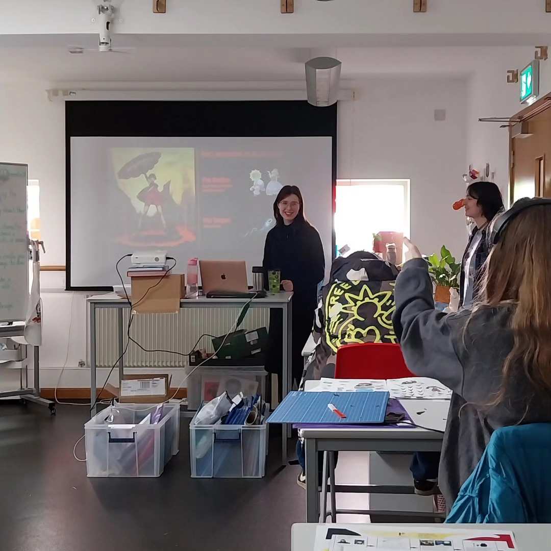 We had a brilliant character development workshop run by comic artists Bea and Alex at #thepotteries recently. Thanks to Bea and Alex for such an amazing session! #post16 #creativeeducation #comicarts