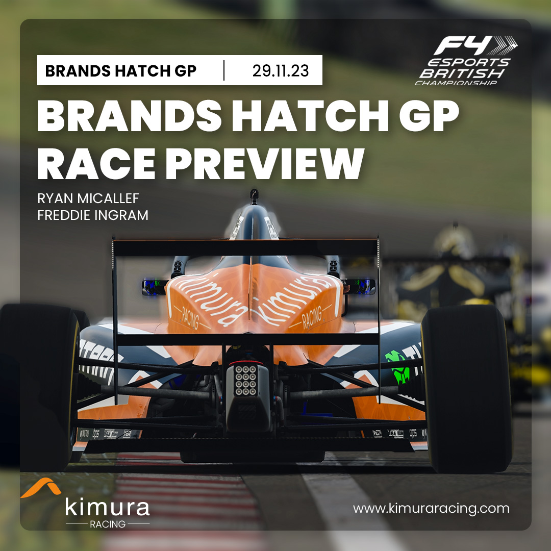 #KimuraRacing are competing tomorrow in the next round of the <a href="/BritishF4/">Wera Tools British F4</a> Esports competition, at Brands Hatch GP.

Good luck to Freddie Ingram &amp; Ryan Micallef who will be racing for team Kimura!

#KimuraPerformanceLtd 
#trakracer | #tuatara | <a href="/kimuraperform/">Kimura Performance Ltd</a> | <a href="/4Sake__/">#4Sake</a>