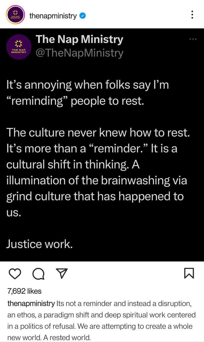 alecngrant's tweet photo. We indeed need to shift our thinking towards things that serve us, our well being &amp; our communities.

So today, I'm saying to all of us Rest In Peace (not the permanent type). Do whatever you need to do to rest because you deserve it

😀 ✌🏾

#wellbeing #mindset #selfmastery https://t.co/VcUthmPfr9