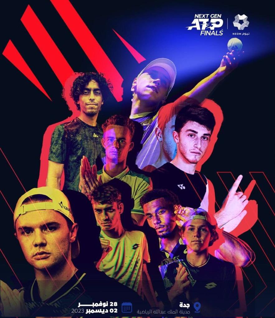 TSP_Sport's tweet photo. إنطلاق نهائيات بطولة الجيل القادم لرابطة محترفي التنس في مدينة الملك عبدالله الرياضية بمشاركة أبرز اللاعبين الواعدين في العالم الفترة من 28 نوفمبر وحتى 2 ديسمبر. https://t.co/hsPdBvayrF