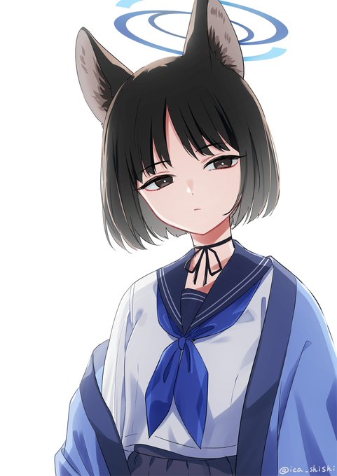 あんたが仕事をしている間、ここで大人しく座ってるから #ブルアカ 