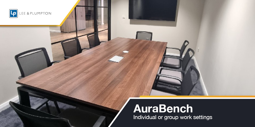 Aurabench – versatility to create meeting tables, benches, or standalone desking. Find out more and download our technical datasheets at leeandplumpton.co.uk/aurabench/
#officefurniture #furniture #buybritish