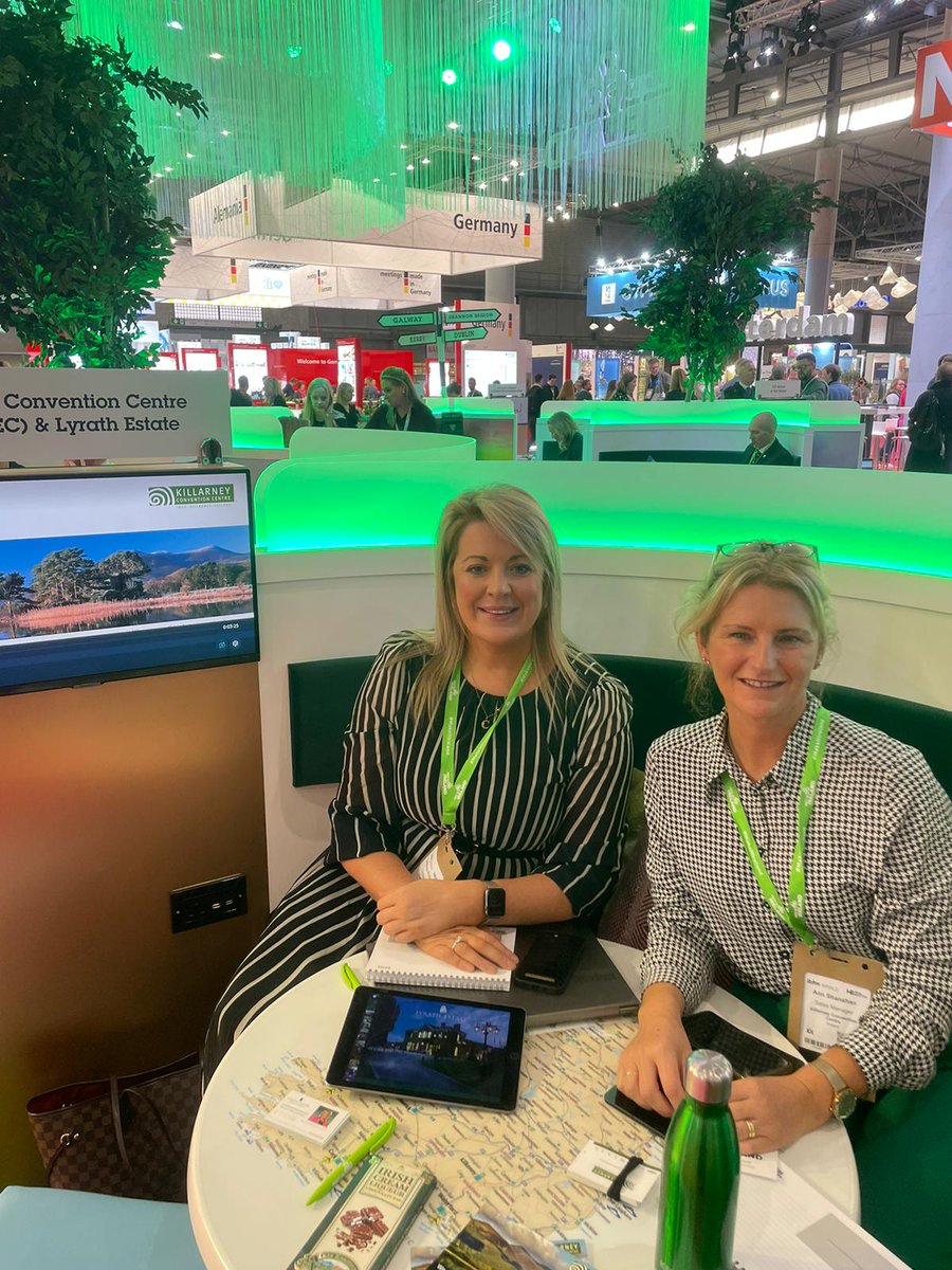 Ann_Shanahan's tweet image. Fantastic to be talking to our international buyers about all things @KCCKillarney @IBTMevents partnering with the fabulous @87tini @LyrathEstate #MeetInKerry #MICE #Eventsprofs #KCB #Sustainability