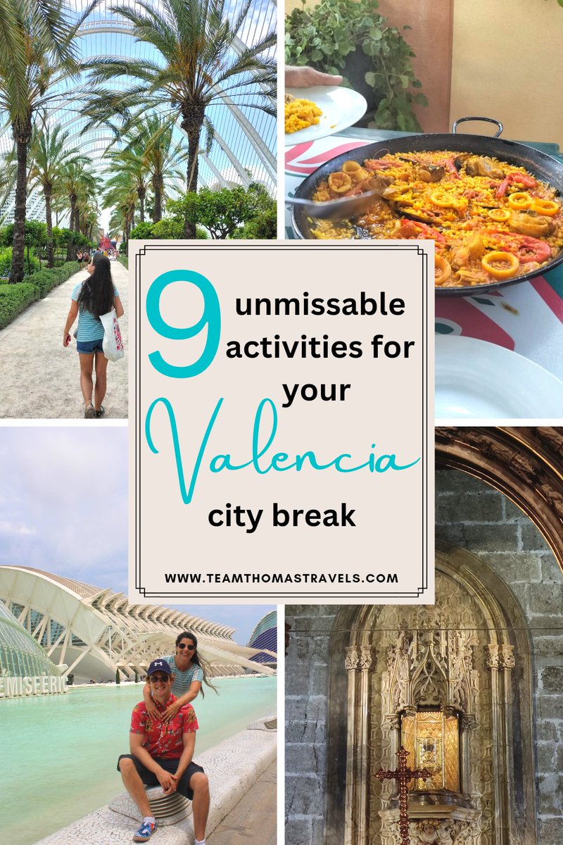 According to Which?, Valencia has been voted the UK's favourite European city break destination!

Outrageous architecture, a famously unique drink, golden beaches &amp; (allegedly) the Holy Grail, #Valencia is a brilliant place to stop for a couple of days.

teamthomastravels.com/post/9-unmissa…