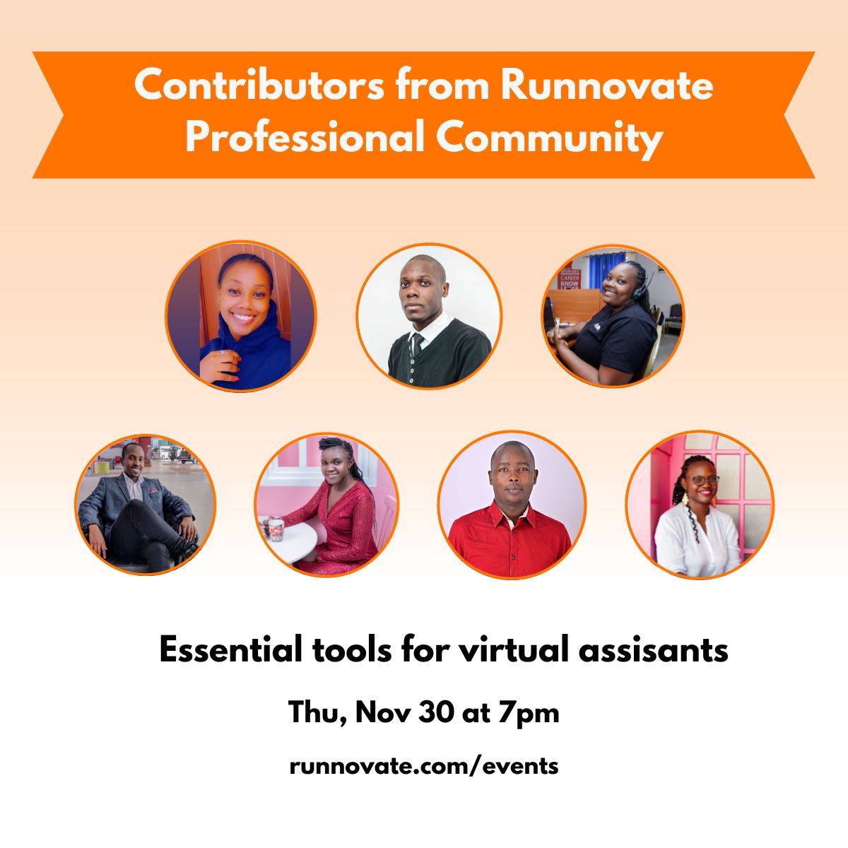 runnovate's tweet photo. 💼For the upcoming event, we invited Runnovate Professional Community members to share their essential tools. We can’t wait to share all the tools that they shared with us this week on Thu at 7pm during our virtual event. 🗓 https://t.co/Vz66ThyaEA