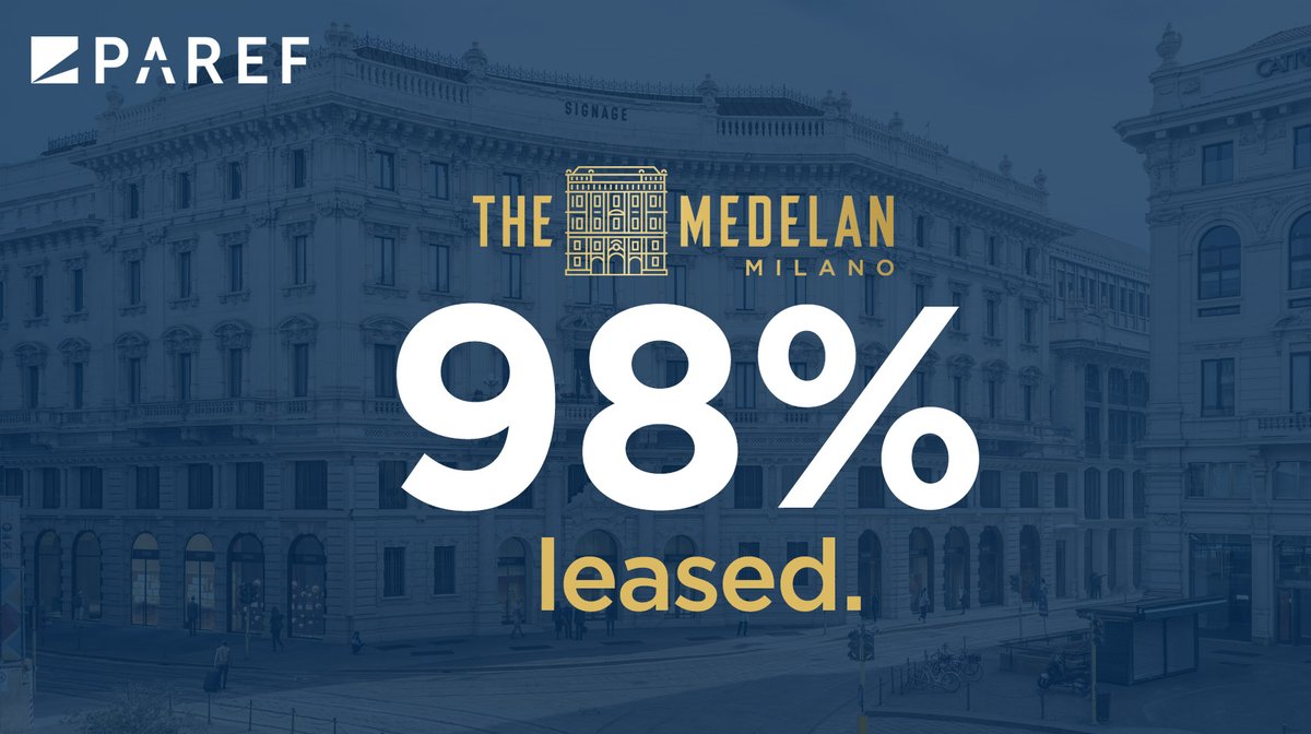 Groupe PAREF (@parefgroup) on Twitter photo 🚀 New success for Groupe PAREF & <a href="/DeACapital_RE/">DeA Capital RE</a> with "The Medelan" in Milan, 98% leased! An architectural jewel combining history and modernity, LEED Platinum & WELL Silver. Hosting COIN EXCELSIOR, ARKET, Kave Home.
More info: paref.com/actualites/the…
#Milan #Sustainability 🚀 New success for Groupe PAREF & <a href="/DeACapital_RE/">DeA Capital RE</a> with "The Medelan" in Milan, 98% leased! An architectural jewel combining history and modernity, LEED Platinum & WELL Silver. Hosting COIN EXCELSIOR, ARKET, Kave Home.
More info: paref.com/actualites/the…
#Milan #Sustainability