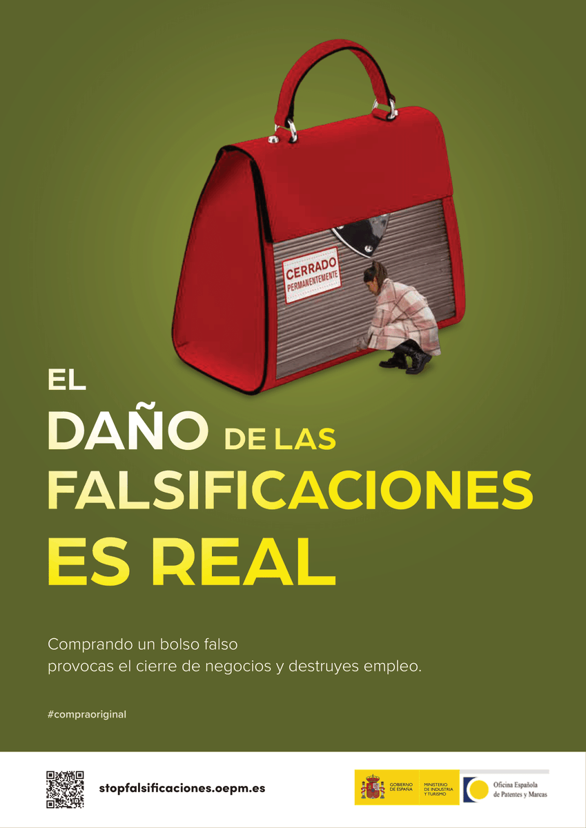 consumoeduca's tweet photo. Comprar productos falsificados tiene consecuencias
- Para el consumidor: productos de baja calidad y sin garantías, pérdida del derecho a reclamar, riesgo para la seguridad y salud…

#falsificaciones @OEPM_es 
25 min https://t.co/r7sVggvmTh