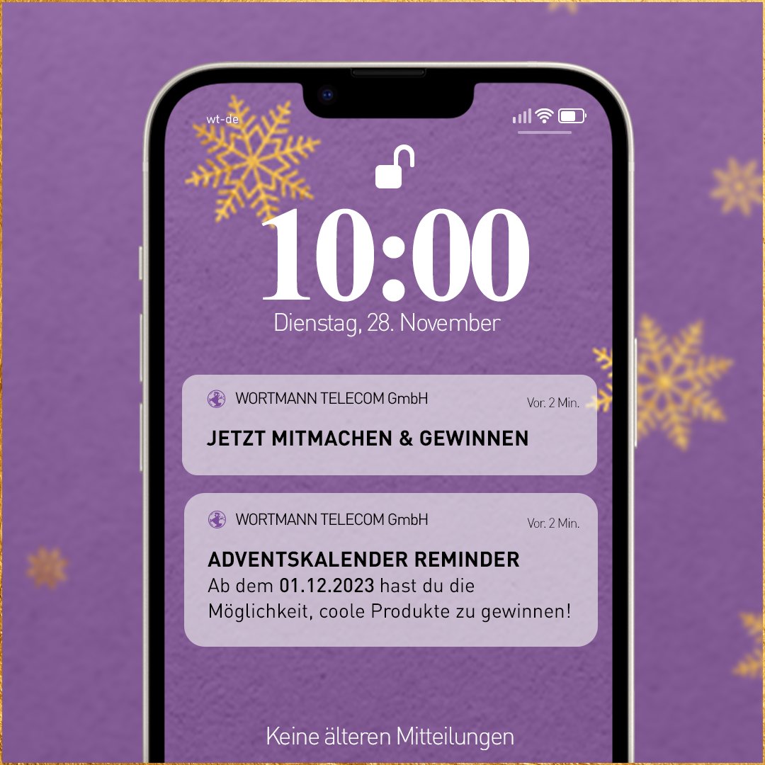 🌟🎄 Frohe Vorweihnachtszeit! 🎄🌟

Unser Online-Adventskalender öffnet bald seine virtuellen Türchen! 🎁🚪
Freut euch auf 24 Tage voller Überraschungen, Geschenke und festlicher Stimmung. 🌈🎅

#adventskalender #gewinne #weihnachtszauber #weihnachtscountdown #gewinnspiel