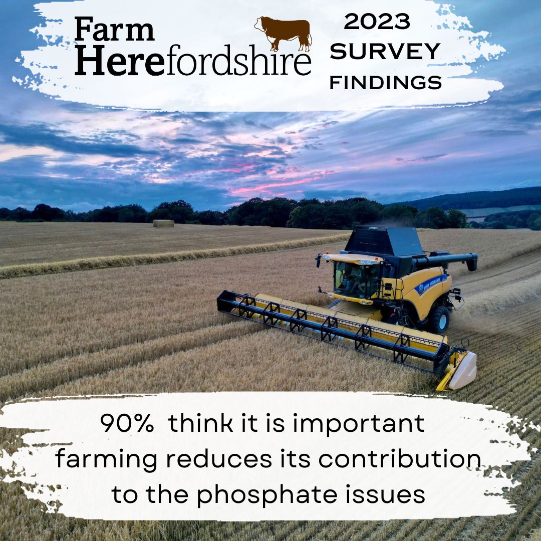 Increased awareness of phosphate issues locally in respondents, see more.. farmherefordshire.co.uk/?p=1759 @TheAHDB @clamidlands @EnvAgencyMids @HfdsCouncil @Hfds_RuralHub @HerefordshireWT @NE_WestMids @NFUHfds @WUFoundation @WyeValleyNL #Herefordshire #RiverWye #Farming #Wye #meadows