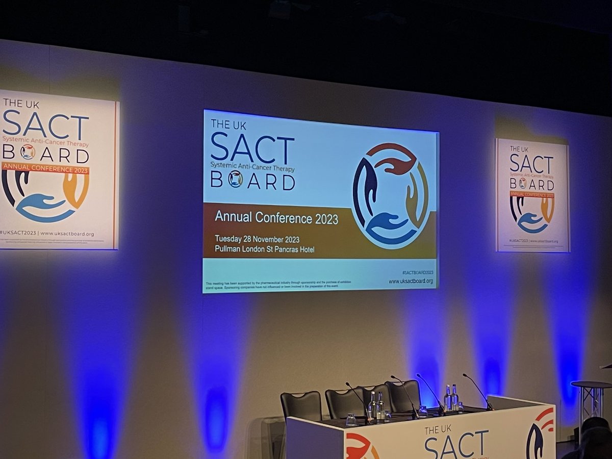 Looking forward to the day at the UK SACT board conference 😊