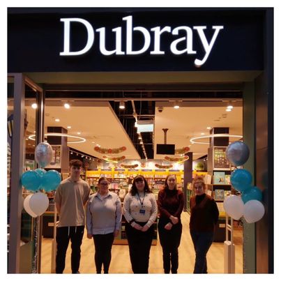 Some fantastic news ⭐
We are delighted to introduce you to our new team in Waterford! A big thank you to everyone who helped. Visit our brand new shop at City Square Shopping Centre. We are open till 6 pm this evening...See you!
dubraybooks.ie