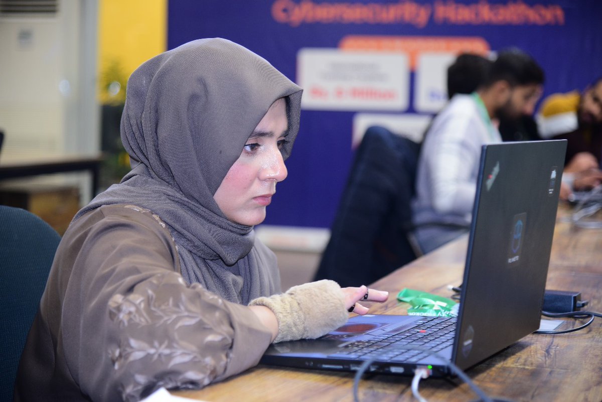 IgniteNTF's tweet image. 🔥 Witness the dynamic scenes unfolding at the exhilarating #QuettaHackathon2023! Currently taking place at NIC Quetta. Dive into the live atmosphere of coding, networking, and cyber challenges! #Hackathon2023 #DigitalPakistan #ChallengeAccepted 💪 #Ignite #MOITT 🌐