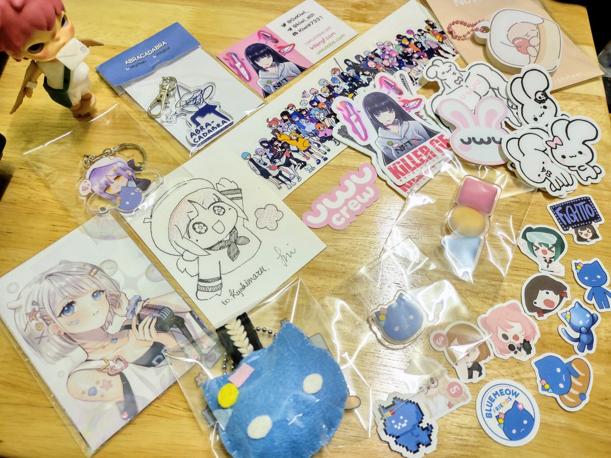 The gifts from everyone at the meeting 🎁🙂
Thank you 🙏