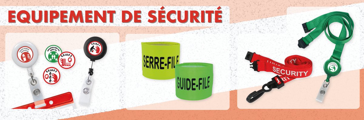 🏢 Retrouvez tous nos Équipements de Sécurité 🦺 ici >>> gmhci.com/fr/6141-equipe…

#ZipsEnrouleurs  -   #Stickers    -   #BrassardsÉlastiques   -   #CordonsSECURITY   -   #CordonsZips