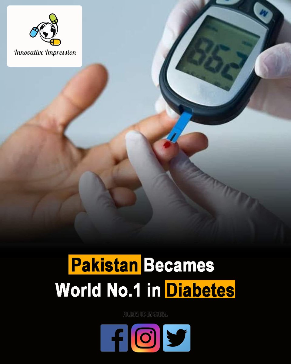 📊 Alarming Diabetes Prevalence in Pakistan: Tops Global Chart with 30.8% Rate
🌐📈 #DiabetesPrevalence #GlobalHealth #PublicHealth #HealthStatistics