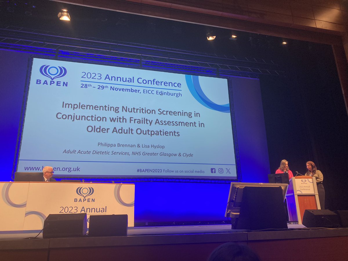 NHSGGC Dietitians (@nhsggcdiet) on Twitter photo Fabulous to see two of our <a href="/NHSGGC/">NHS Greater Glasgow and Clyde</a> RDs presenting their highly-scored abstract at #BAPEN2023 ☺️ Fabulous to see two of our <a href="/NHSGGC/">NHS Greater Glasgow and Clyde</a> RDs presenting their highly-scored abstract at #BAPEN2023 ☺️
