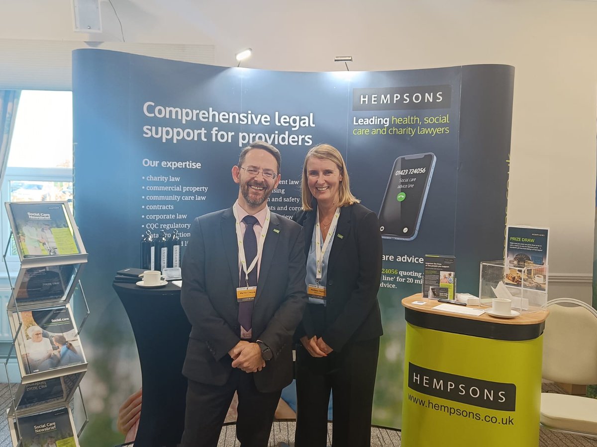 We're at the @Future_Of_Care conference today. Come along to the Hempsons stand to chat to @PhilippaDoyle1 & @MartinCheyne1 about all things social care and employment law. Whilst you're there, make sure to enter our prize draw for a @bettys hamper! #futureofcare #socialcare