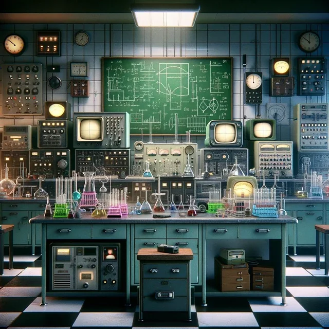 lvtthda's tweet photo. Science labs but each one is more retro
#AI #art #OpenAI https://t.co/8EHTDGg94e