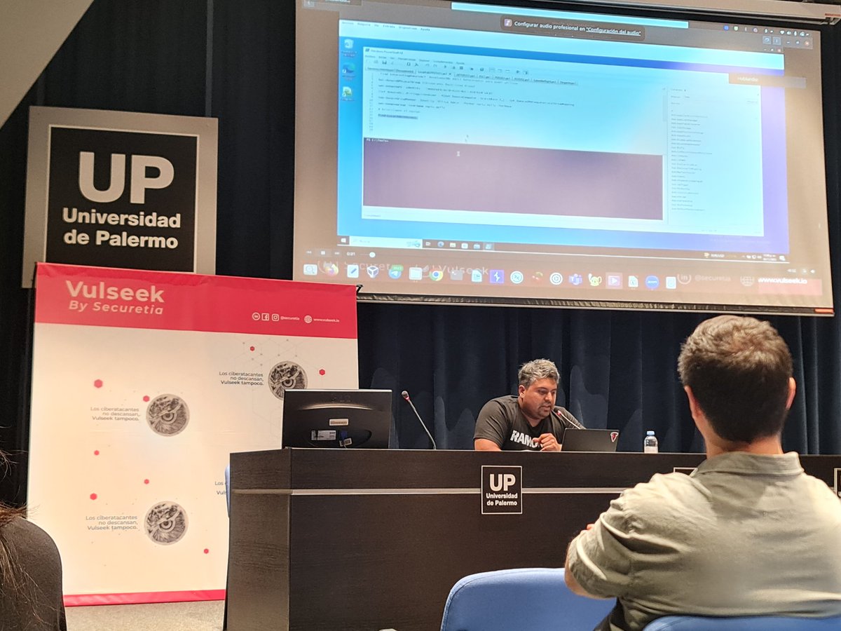 Ahora en #H4ck3d 2023 tenemos a Mohamed Nasisi, analista de #Ciberseguridad en <a href="/securetia/">Securetia</a> que buscará explicar los ataques utilizados por #ciberatacanes dentro de una organización, como Pass-The-Hash, Leveraging Mimikatz y DCSync, debido a malas configuraciones en los entornos.