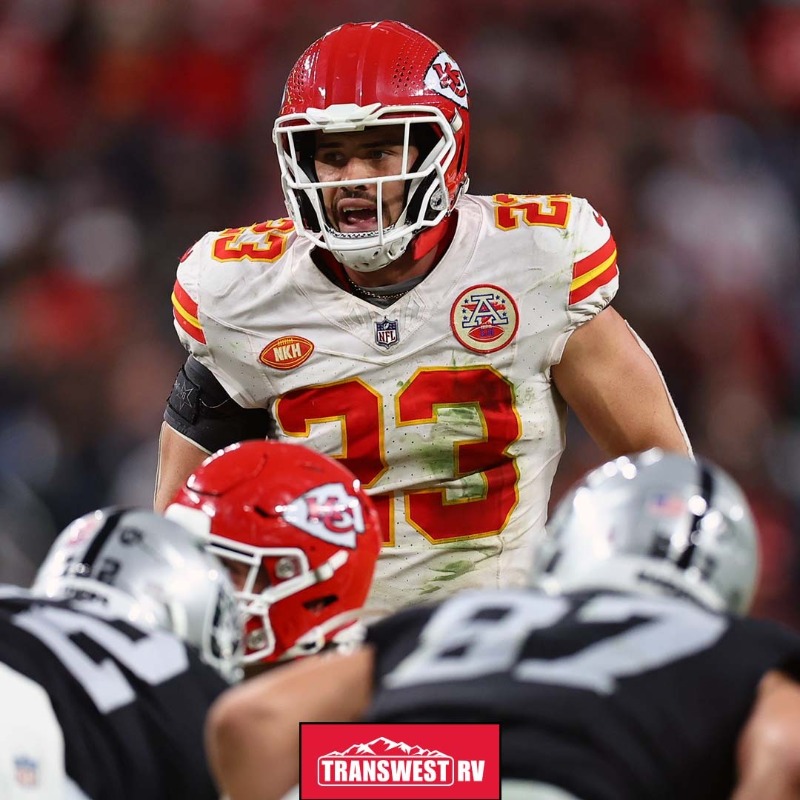 Chiefs's tweet photo. We're the only team in the NFL to hold our opponent under 25 total points in every game this season 💪