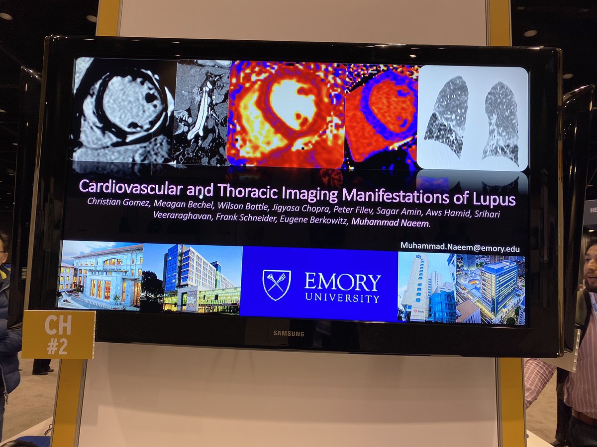 If you have a spare minute at #RSNA2023 check out these 2 wonderful education exhibits!!

@EmoryRadiology <a href="/DanCohenMD/">Dan Cohen</a> <a href="/ER_Rad_Hanna/">Tarek Hanna, MD</a> <a href="/EdnaWang13/">Edna Wang, MD</a> <a href="/AwsHamid5/">Aws Hamid, MD, MS</a>