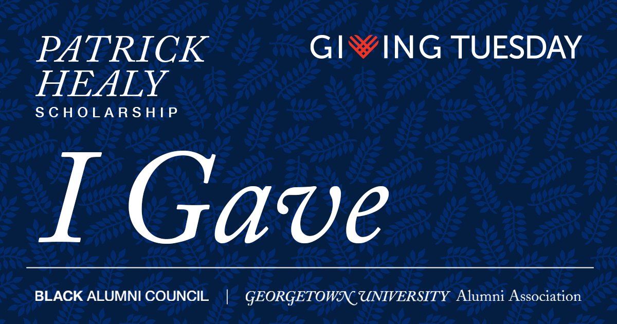 It's #GivingTuesday! Today is your chance to give back to @Georgetown, and inspire the next generation of #HoyasForOthers.