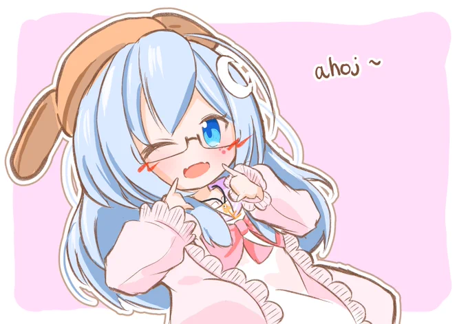 おたおめのほーぶきちゃん!おえかき!  ahoj~