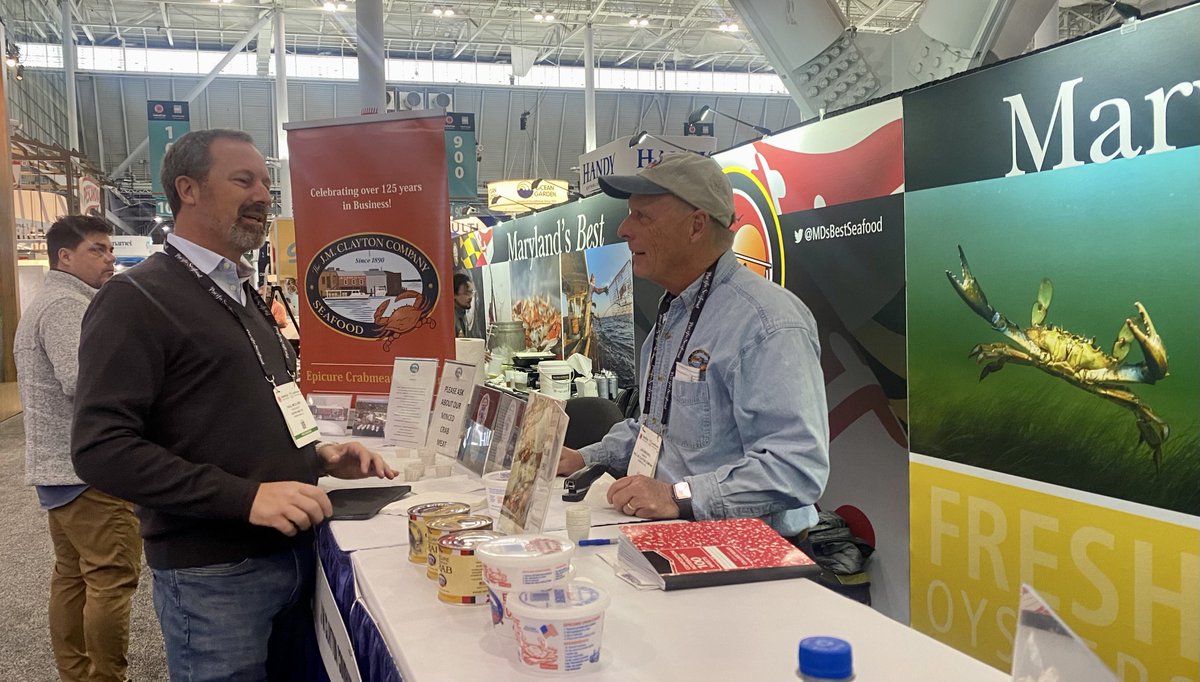 NEWS RELEASE 📰: Maryland Department of Agriculture Seeks Exhibitors for 2024 Seafood Expo North America

More: bit.ly/3sQzikZ