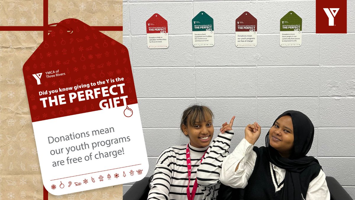 Our Youth Program participants have been busy tagging our Health and Wellness locations for #GivingTuesday. Visit their information tables in our Health and Wellness lobbies this evening to learn more about how giving to the Y is the Perfect Gift: bit.ly/PERFECTGIFT23