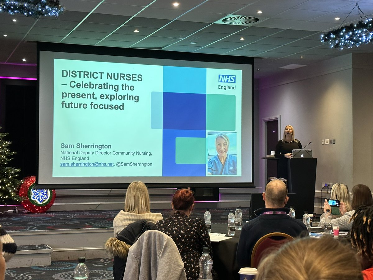 Always invigorating listening to <a href="/SamSherrington/">Sam Sherrington RN DN QN FQNI MSc 💙</a> ‘s passion for community nursing and how we are delivering on unique specialised care from cradle to grave.
“Whatever problem you can think of, community nursing has an answer” 🙌🏼#ndn2023conference <a href="/TheQNI/">The Queen's Nursing Institute</a> @CNOEngland <a href="/SouthTees/">South Tees Hospitals</a>