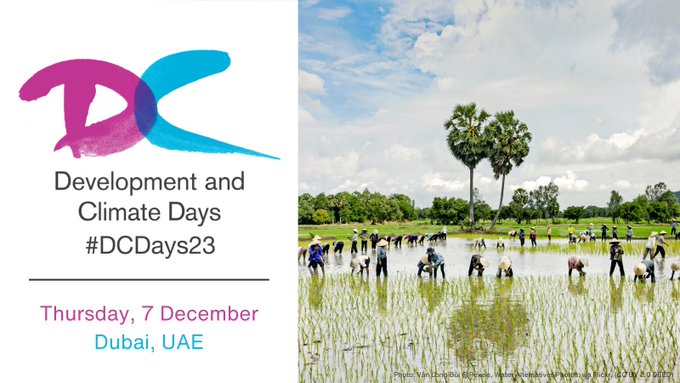 Happening today at #COP28 

#DCDays23 will create an environment where bold #ClimateAction initiatives and gamechanging solutions confront the obstacles of inertia and slow progress

📌 COP28, Dubai
🔗iied.org/dc-days-2023-a…

Organized by @IIED