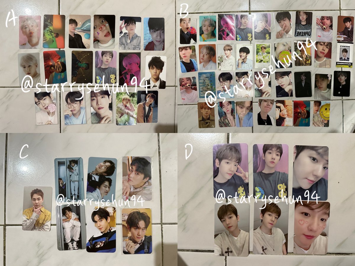 starryhun94's tweet photo. WTS LFB SELL SELLING ONHAND

BAEKHYUN SET
🇵🇭
A 3,9
B 6,8
C 5,3 w xiumin
D 5k
🇨🇦
A $100
B $170
C $133
D $125

mod: ggx sdd
mop: gcash bpi
🇨🇦🇺🇸: dm me for details

alberta canada calgary yyc ca cad us usd ph exo pc photocard poca 양도 일괄 포카 xr gallery mumo japan yzy sticker pob https://t.co/IuNjHKoUC7