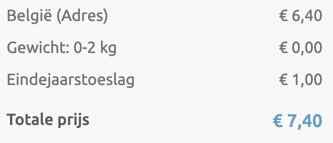 Toch wel erg hoe <a href="/bpost_nl/">bpost</a> de kleine webwinkels extra op kosten jaagt met die "eindejaarstoeslag"... Duidelijk signaal voor ons om eens naar een alternatief te kijken. Gedurende één maand voor dezelfde dienstverlening 1 euro meer vragen omdat het drukker is... @pdsutter