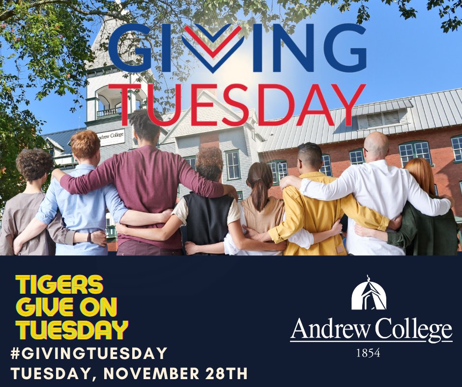 It's #GivingTuesday Thank you all for the support of our faculty, staff, and students. Every dollar donated directly impacts the lives of our students, whether it be through institutional scholarships, campus improvements, or Student Life activities - just to name a few!