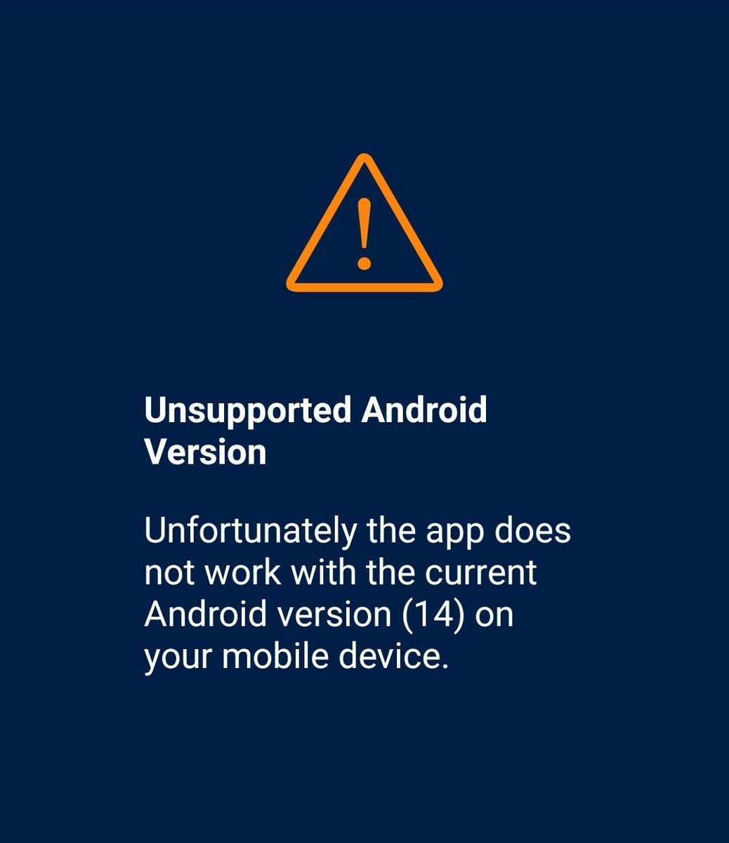 thompsj13's tweet photo. . @Medtronic cant use your app anymore?!  Users are unable to delay/stop our phones from updating to the latest OS, WHY is your app not already setup when half the world uses Android?
Actually bought a new phone so that the app was compatible and now its useless. Really unhappy https://t.co/0MmZr85yeY