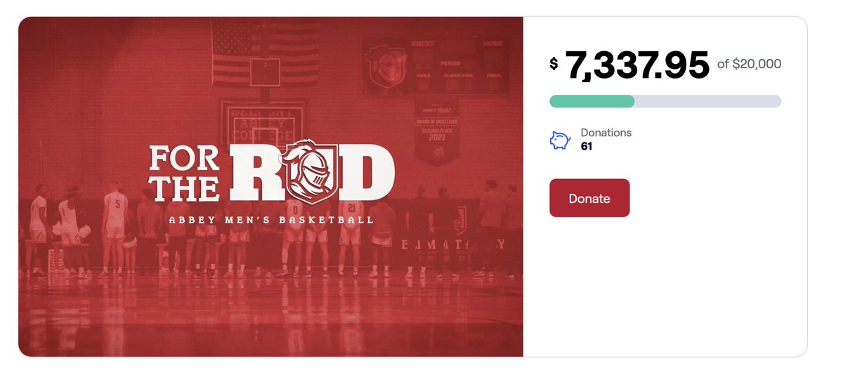 coachdbelfield's tweet photo. Today is Giving Tuesday and @AbbeyMBB needs your help! All funds raised will help enhance the experience of our student-athletes! #ForTheRed
https://t.co/FNG6mpbm3w https://t.co/6rhqDg3i41