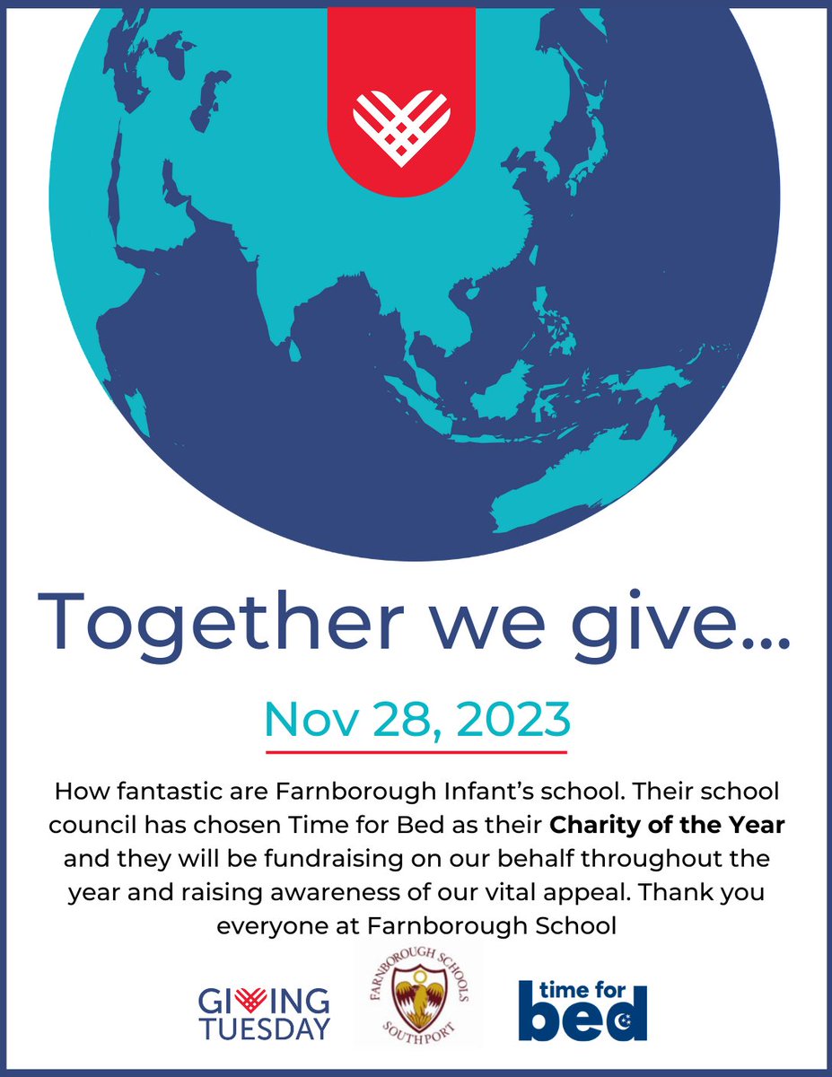 timeforbeduk's tweet image. How fantastic are @FrisInf. Their school council has chosen Time for Bed as their Charity of the Year and they will be fundraising on our behalf throughout the year and raising awareness of our vital appeal. 👏

Thank you everyone at Farnborough School 😄

#timeforbed #merseyside