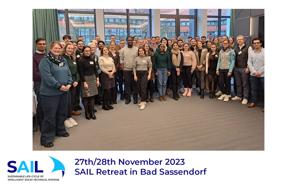 Our first SAIL retreat has come to an end. These were two inspring days!🤩 We would like to thank everyone who attended and whose great presentations showed how much potential there is in our research network!🚀👏 This makes us look forward to further successful collaboration!🤝